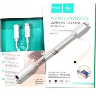 ΚΑΛΩΔΙΟ 3.5 JACK (Θ) ΣΕ LIGHTNING (Α) QIHANG