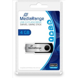 MEDIARANGE USB 4GB 2.0
(ΜΕΣΟΕΠΙΚΟΙΝΩΝΙΑ USB 4GB 2.0)