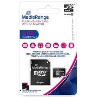 Κάρτα Micro SD MEDIARANGE 8GB CLASS 10 (Micro SD card MEDIARANGE 8GB CLASS 10)