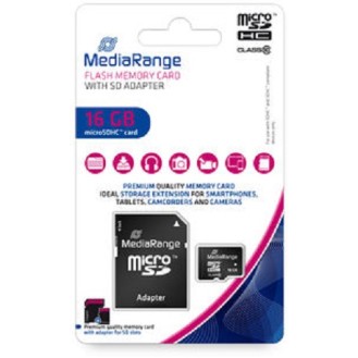 ΚΑΡΤΑ ΜΝΗΜΗΣ MEDIARANGE MICRO SD 16GB CLASS 10 (MEMORY CARD MEDIARANGE MICRO SD 16GB CLASS 10)