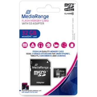 ΚΑΡΤΑ ΜΝΗΜΗΣ MEDIARANGE MICRO SD 32GB CLASS 10 (MEMORY CARD MEDIARANGE MICRO SD 32GB CLASS 10)