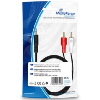 Μετατροπέας MEDIARANGE RCA ΣΕ JACK 3.5mm (Converter MEDIARANGE RCA TO JACK 3.5mm)