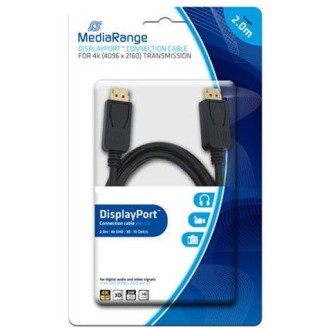 Καλώδιο σύνδεσης μαύρο 10 Gbit/s 2m (DisplayPort Cable Black 10 Gbit/s 2m)