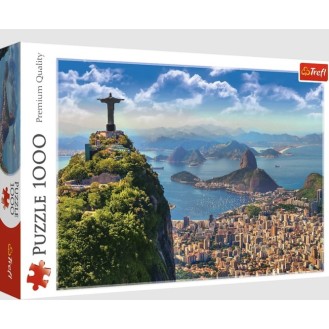 Γρίφος TREFL 1000 κομματιών RIO DE JANEIRO Βραζιλία 68,3 x 48 εκ. (Puzzle TREFL 1000 κομμάτια RIO DE JANEIRO Βραζιλία 68,3 x 48 εκ.)