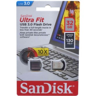 SanDisk 32GB Ultra Fit SDCZ43-032G-G46 USB 3.0 Flash Drive (SanDisk 32GB Ultra Fit SDCZ43-032G-G46 USB 3.0 Flash Drive)