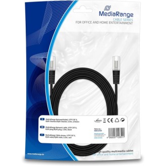 ΚΑΛΩΔΙΟ+ΔΙΚΤΥΟΥ+MEDIARANGE+ETHERNET+CAT6+5Μ+ΜΑΥΡΟ (ETHERNET CABLE CAT6 5M BLACK)