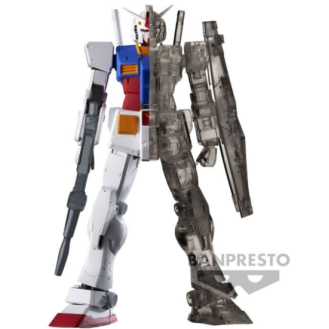 Δομή+Banpresto+Εσωτερική: Mobile Suit Gundam - Rx-78-2 (Μαύρη Διαφανής Έκδοση) Άγαλμα (14εκ)