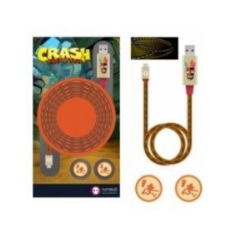 ΚΑΛΩΔΙΟ LED ΚΑΙ ΧΕΙΡΟΛΑΒΕΣ CRASH BANDICOOT (LED CABLE AND GRIPS CRASH BANDICOOT)