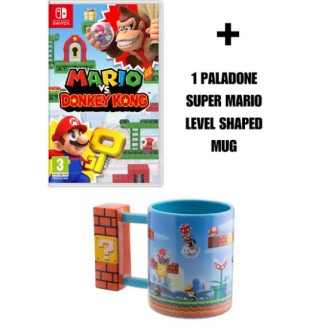 MARIO ΕΝΑΝΤΙΟΝ DONKEY KONG + 1 PALADONE SUPER MARIO ΚΟΥΠΑ ΣΕ ΣΧΗΜΑ ΕΠΙΠΕΔΟΥ (SWITCH)