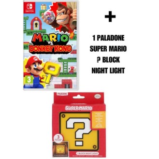 MARIO ΕΝΑΝΤΙΟΝ DONKEY KONG + 1 PALADONE SUPER MARIO ? BLOCK NIGHT LIGHT (SWITCH)