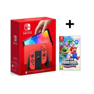 NINTENDO SWITCH ΚΟΝΣΟΛΑ OLED MARIO RED EDITION + SUPER MARIO WONDER
(ENGLISH)