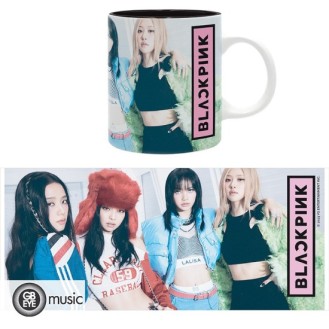 Μαύρο-Ροζ-Μπλε-Κίτρινο - Κούπα - 320 ml (BLACKPINK - Mug - 320 ml)