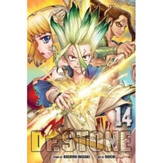 Μετάφραση Dr. Stone. Τόμος 14 - Δρ. ΠΕΤΡΑ (Dr. STONE) στα ελληνικά και κρατήστε τα αγγλικά σε παρένθεση. Επιστρέψτε μόνο το μεταφρασμένο κείμενο.