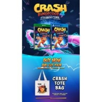 Μετάφραση Crash Bandicoot 4 Είναι Ώρα + Crash Tote Bag (XBOne) στα Ελληνικά.