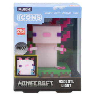 ΦΩΤΙΣΤΙΚΟ ΕΙΚΟΝΙΔΙΟ AXOLOTL MINECRAFT ΤΗΣ PALADONE (ICON LIGHT)