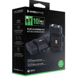 Μεταφράστε PDP PLAY & charge kit (XBOne) (XBSX/S) στα ελληνικά και κρατήστε τα αγγλικά μέσα σε παρένθεση. Επιστρέψτε μόνο το μεταφρασμένο κείμενο.