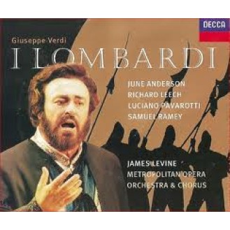 Γιούζεππε Βέρντι: June Anderson, Richard Leech, Luciano Pavarotti, Samuel Ramey, James Levine, Ορχήστρα της Μητροπολιτικής Όπερας* & Χορωδία* ‎– I Lombardi (2 x CD) (Giuseppe Verdi: June Anderson, Richard Leech, Luciano Pavarotti, Samuel Ramey, James Levi