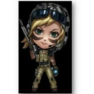 Βαλκύρι Φιγούρα Rainbow Six Chibis (Valkyrie Figurine Rainbow Six Chibis)