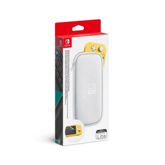 Θήκη μεταφοράς Nintendo Switch Lite λευκή + Φύλλο προστασίας LCD (Carrying case Nintendo Switch Lite White + LCD προστασία φύλλου)